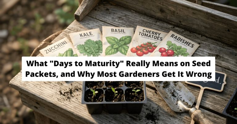What “Days to Maturity” Really Means on Seed Packets and Why Most Gardeners Get It Wrong
