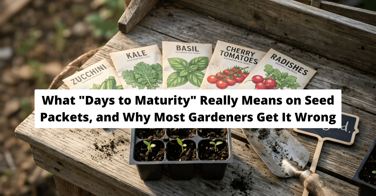 What “Days to Maturity” Really Means on Seed Packets and Why Most Gardeners Get It Wrong